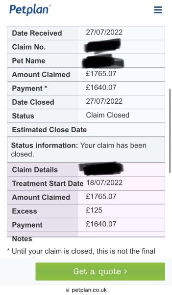 petplan track claim